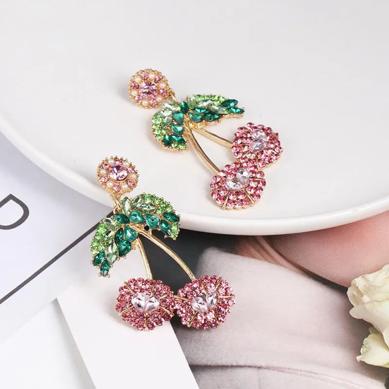 WICKED CHERRY EARRINGS