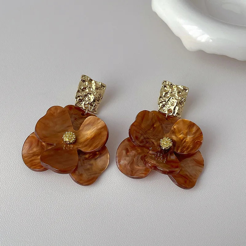 BRONZE BLOOM EARRINGS