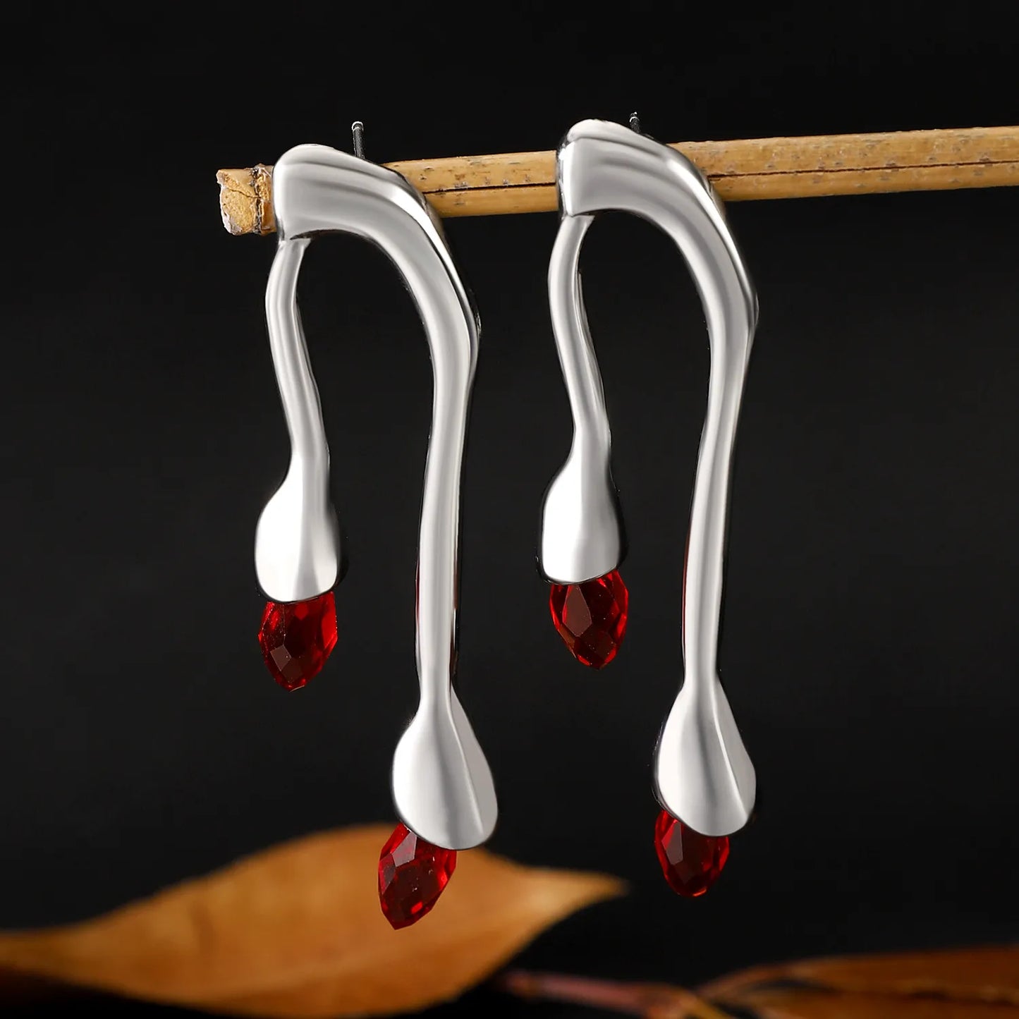 CRYSTAL DRIP EARRINGS