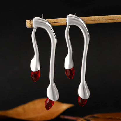 CRYSTAL DRIP EARRINGS