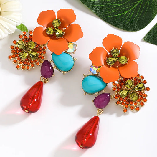 NASTURTIUM EARRINGS