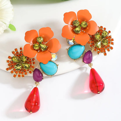 NASTURTIUM EARRINGS