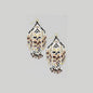 FRINGE BEADED EARRINGS