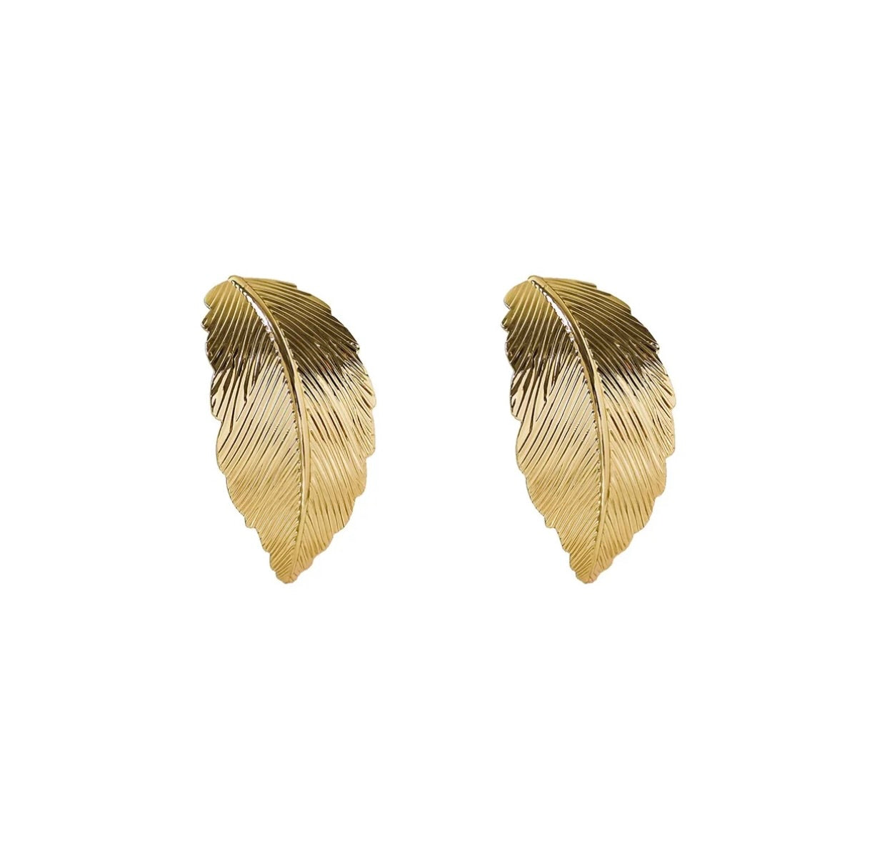 GOLD LEAF EARRINGS