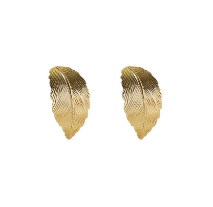 GOLD LEAF EARRINGS