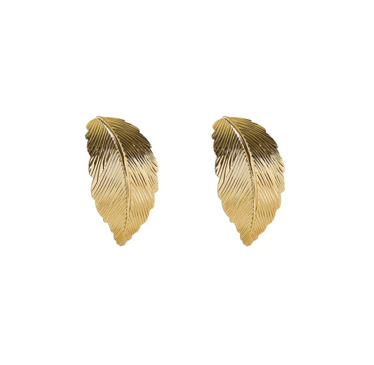 GOLD LEAF EARRINGS