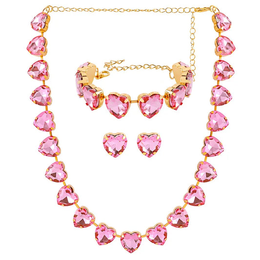 PINK FRIDAY NECKLACE SET