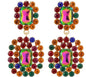 SHAPE SHIFTER  CRYSTAL STATEMENT EARRINGS