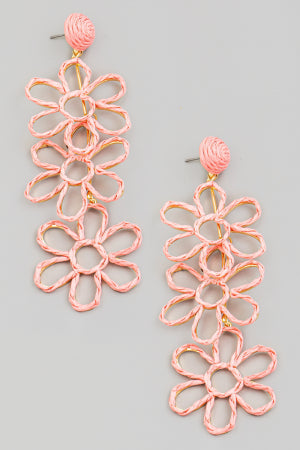 TRES FLUER DROP EARRINGS