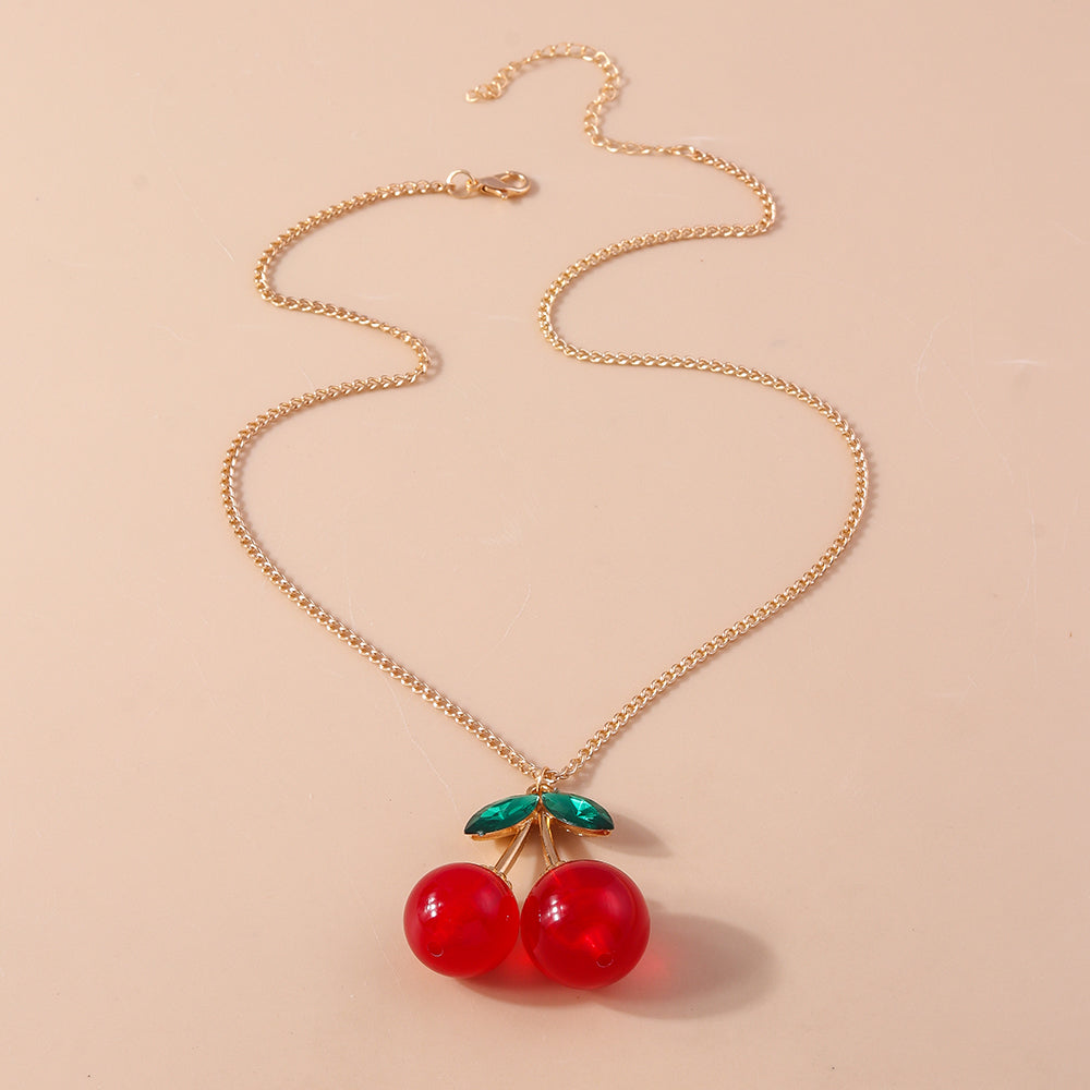 CHERRY ON TOP NECKLACE