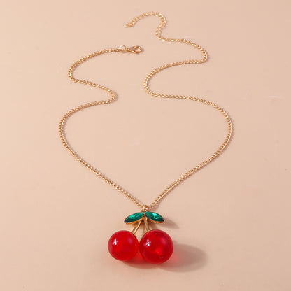 CHERRY ON TOP NECKLACE