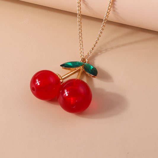CHERRY ON TOP NECKLACE